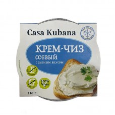 Крем-чиз соевый на основе растительных белков Casa Kubana, 110 г