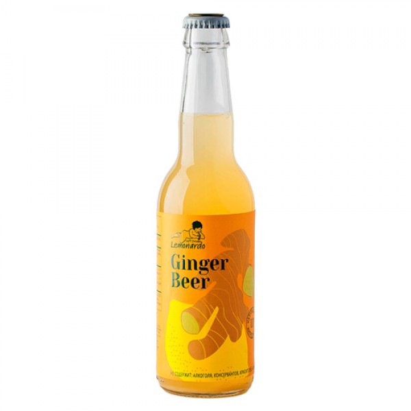 Лимонад без сахара Ginger Beer Lemonardo, ст.бут, 330 мл