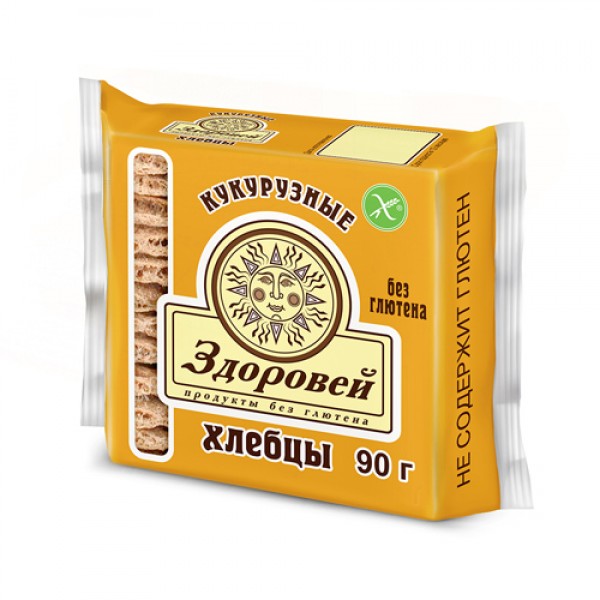 Хлебцы кукурузные Здоровей, 90 г