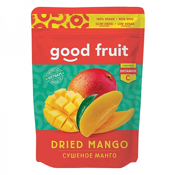 Манго сушеное GOOD FRUIT, 100 г