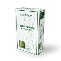 Спирулина порошок суперфуд POLEZIUM, 100 г