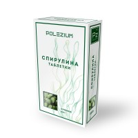 Спирулина таблетки суперфуд POLEZIUM, 100 г
