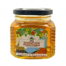 Мед Башкирское разнотравье Кудесникъ, ст.бан, 250 мл