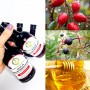 Уксус Микс шиповника на меду с уксусной маткой нефильтрованный Живые уксусы Кавказа, 200 мл