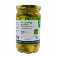 Артишоки в оливковом масле Греция EcoGreece, ст.бан, 340 г