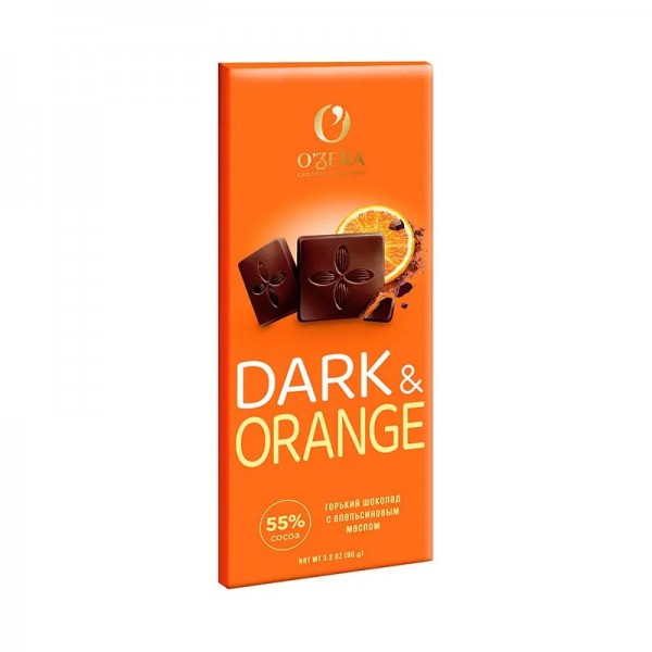 Шоколад горький 55% Dark&Orange OZera, 90 г