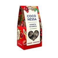 Конфеты кокосовые Coconessa Вишня-шоколад Casa Kubana, 90 г