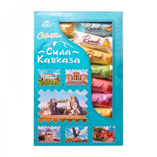Конфеты мультизлаковые Rendi Сила Кавказа Collection Fruit MIX Alex Sweets, 300 г
