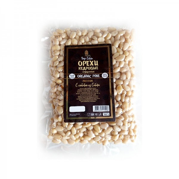 Кедровые орехи очищенные Вкус Сибири, 100 г