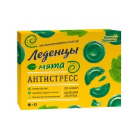 Леденцы с мятой Антистресс на конопляном масле Компас Здоровья, 32 г