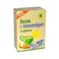 Кисель Овсяно-льняной с топинамбуром на фруктозе Компас здоровья, 150 г