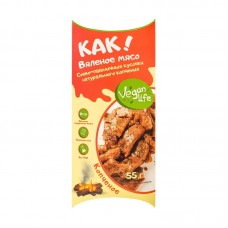 Вяленое КАК! мясо растительное Копченое Vegan Life, 55 г