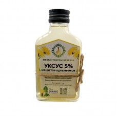 Уксус из цветов Одуванчика с уксусной маткой нефильтрованный Живые уксусы Кавказа, 100 мл