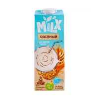 Напиток Овсяный молоко растительное без сахара Milx 2,5%, 1 л