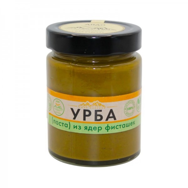 Урбеч (Урба) дагестанский из ядер фисташек ДИДО Сила Кавказа, ст.бан, 250 г