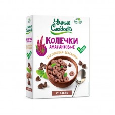 Колечки амарантовые с какао без сахара без глютена Умные сладости Di & Di, 250 г