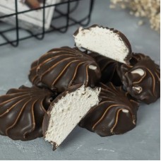Зефир яблочный Ванильный в шоколаде натуральный без сахара Вкусстория, цена за 100 г