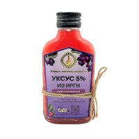 Уксус из Ирги с уксусной маткой нефильтрованный Живые уксусы Кавказа, 100 мл