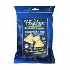 Флайчипсы безглютеновые кукурузно-рисовые с машем Flychips, 40 г