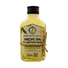 Уксус из цветов Бузины с уксусной маткой нефильтрованный Живые уксусы Кавказа, 100 мл