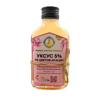 Уксус из цветов Акации с уксусной маткой нефильтрованный Живые уксусы Кавказа, 100 мл