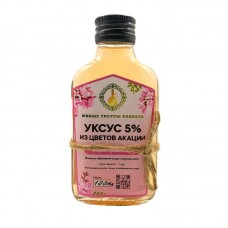 Уксус из цветов Акации с уксусной маткой нефильтрованный Живые уксусы Кавказа, 100 мл