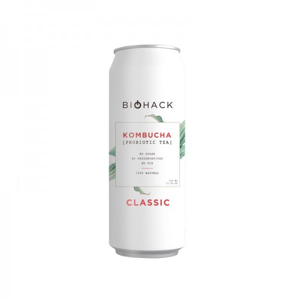 Комбуча Классическая BioHack Zozh kombucha, алюм.б, 330 мл