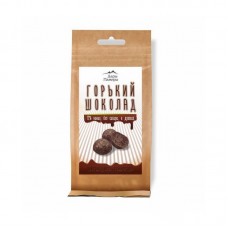 Горький шоколад 72% без сахара в дропсах Дары Памира, 92 г