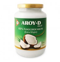 Масло кокосовое нерафинированное 100% Extra virgin Aroy-D, 450 мл