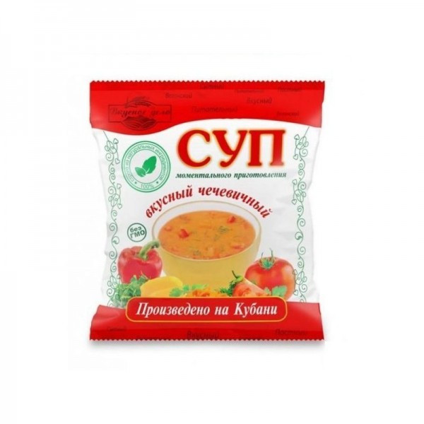 Суп Чечевичный моментального приготовления, Вкусное Дело, 28 г