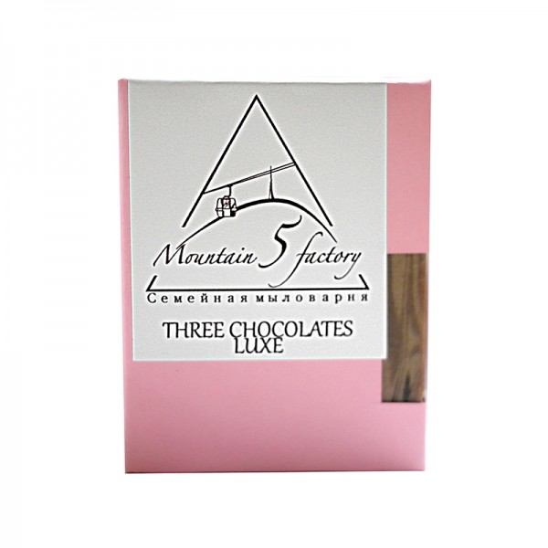 Мыло ручной работы Три шоколада Mountain 5 factory, 100 г