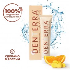 Зубная паста без фтора Имбирь+апельсин Denterra, 50 мл