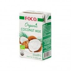 Молоко кокосовое Органическое 10-12% FOCO, тетрапак, 250 мл
