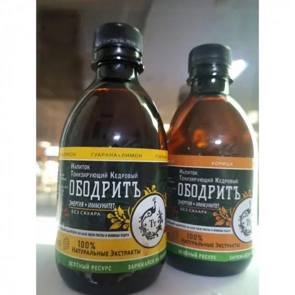 Напитки ОБОДРИТЪ с новым составом: Гуарана+лимон и С корицей.