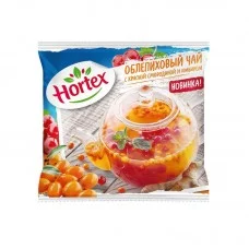 Смесь ягод Hortex Облепиховый чай с красной смородиной и имбирем быстрозамороженная, 250 г
