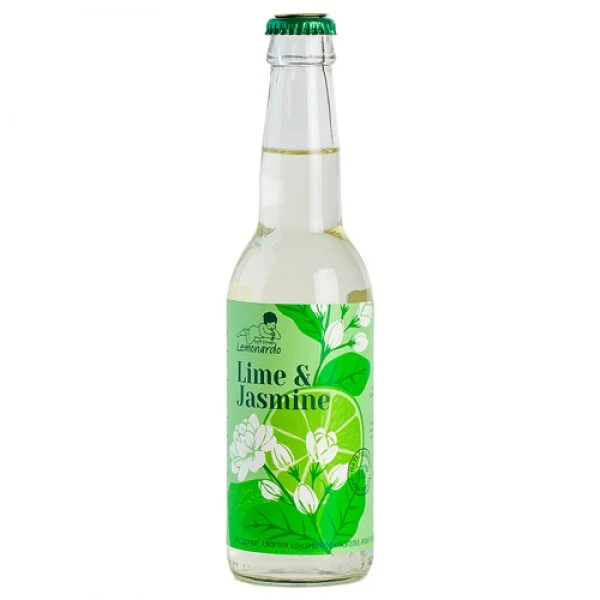 Лимонад без сахара Lime & Jasmine Лайм и Жасмин Lemonardo, ст.бут, 330 мл