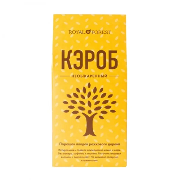 Кэроб необжаренный Royal Forest, 100 г