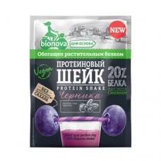 Шейк протеиновый с черникой Bionova, 25 г