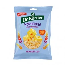 Чипсы кукурузно-рисовые С сыром Dr. Korner, 50 г