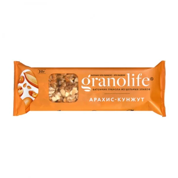 Батончик-гранола Арахис-Кунжут Granolife, 30 г