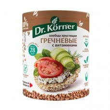Хлебцы гречневые хрустящие с витаминами Dr. Korner, 100 г