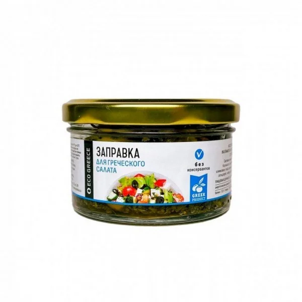 Заправка для греческого салата Греция EcoGreece, ст.бан, 135 г