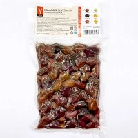 Оливки Каламата с косточкой Греция EcoGreece, вак.уп, 250 г