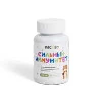 Детская комплексная добавка Сильный иммунитет в капсулах Лесово, 60 капсул по 0,35 г, 21 г