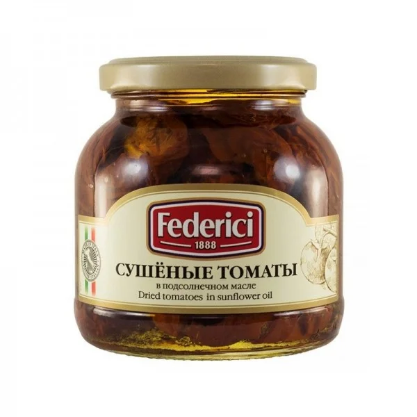 Томаты сушеные в масле Federici, ст.бан, 280 г